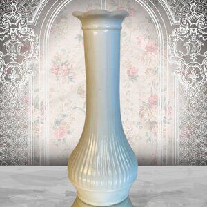 Randall Milk Glass Bud Vase 6" Tall